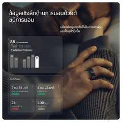 แหวนอัจฉริยะ Ultrahuman Ring Air Bionic Gold 10