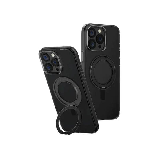 เคส Uniq iPhone 16 Pro Max Magclick 360 Rotating Kickstand Lucent Black