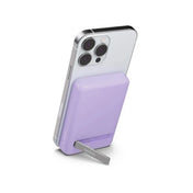 แบตเตอรี่สำรอง Belkin Magnetic Qi 7.5W Wireless Charging Power Bank 5,000 mAh With Kickstand Purple