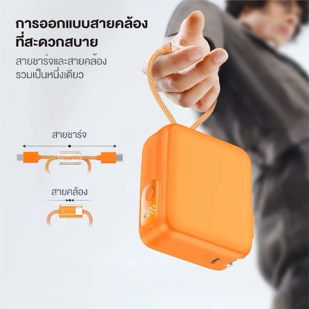 พาวเวอร์แบงค์ ALPHA-X ALPC10-35PD Pro 10,000 mAh Pink
