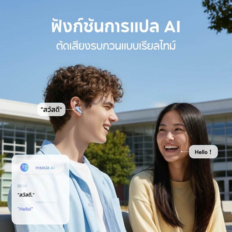 หูฟังบลูทูธ สายหูฟังไร้สาย Soundcore R60i NC - White
