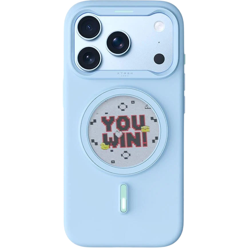 XTREM Magnetic Screen Case เคสกันกระแทกเปลี่ยนรูปได้สำหรับ - iPhone 18 Pro Max- Mist Blue