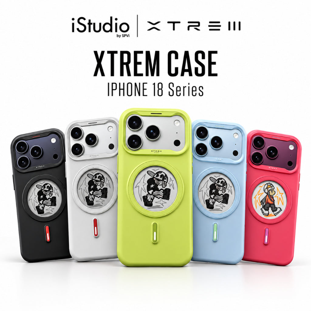 XTREM Magnetic Screen Case เคสกันกระแทกเปลี่ยนรูปได้สำหรับ - iPhone 18 Pro Max- Lime Green