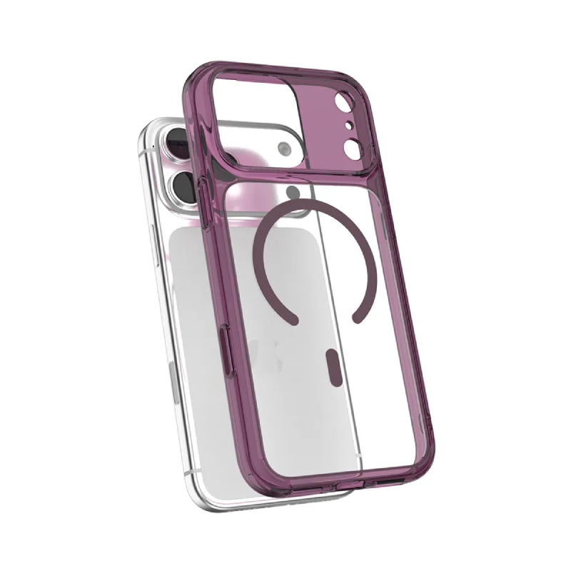 JTLEGEND Hybrid Cushion Mag เคสสำหรับ iPhone 18 Pro - Crystal Berry Wine