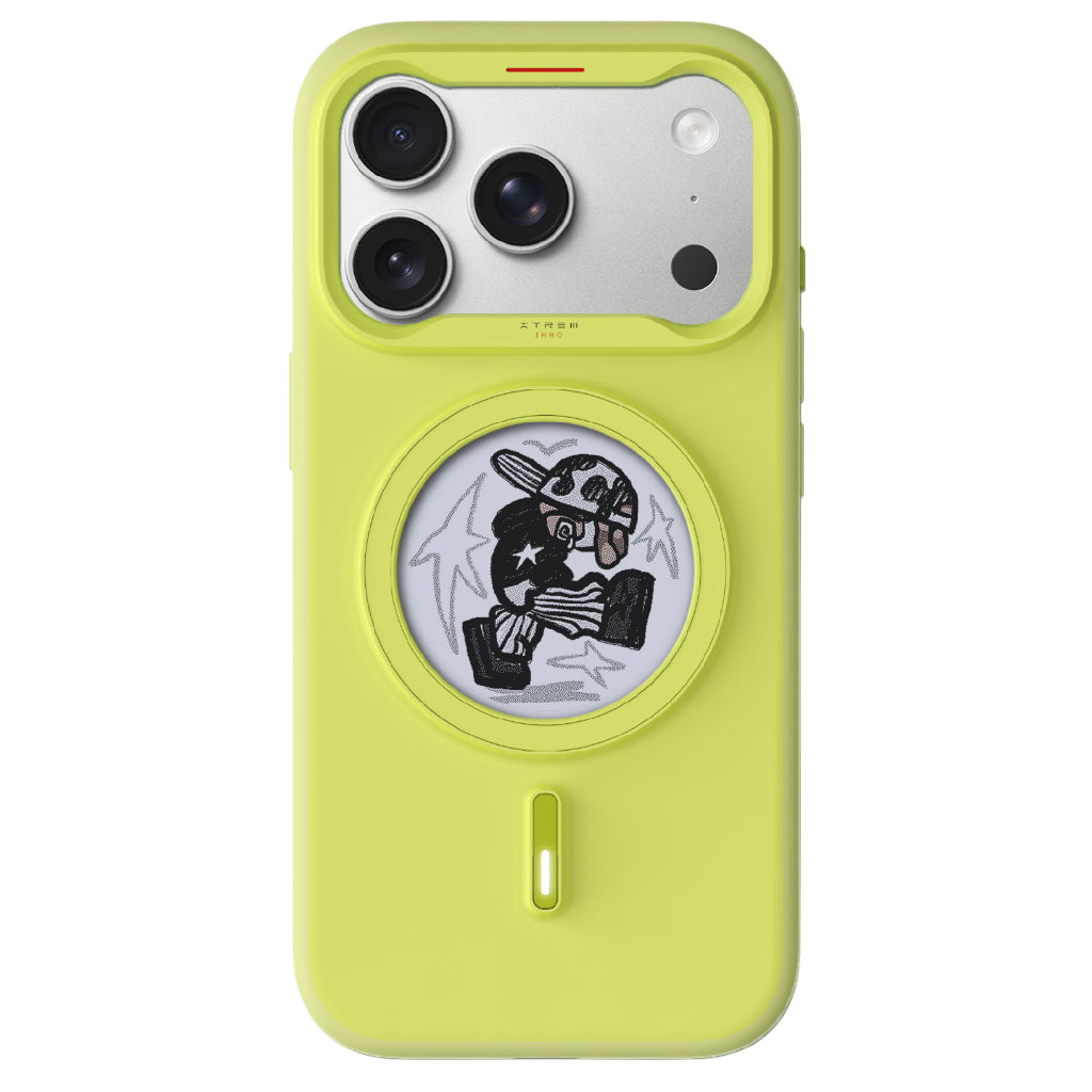 XTREM Magnetic Screen Case เคสกันกระแทกเปลี่ยนรูปได้สำหรับ - iPhone 18 Pro - Lime Green