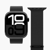 Vonmaehlen Milanese Loop 2 สายสำหรับ Apple Watch - Black (44/45/46/49mm)