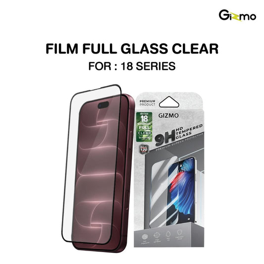 Gizmo Film Full Glass ฟิล์มกระจกเต็มจอ สำหรับ iPhone 18 Pro Max- Clear