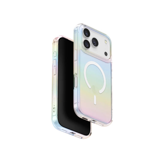 เคสไอโฟน Uniq Hybrid iPhone 17 Pro Magclick Charging Iridescia - Holo Quartz