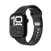 Vonmaehlen Classic Band 2 สายซิลิโคนสำหรับ Apple Watch - Black (49/46/45/44mm)