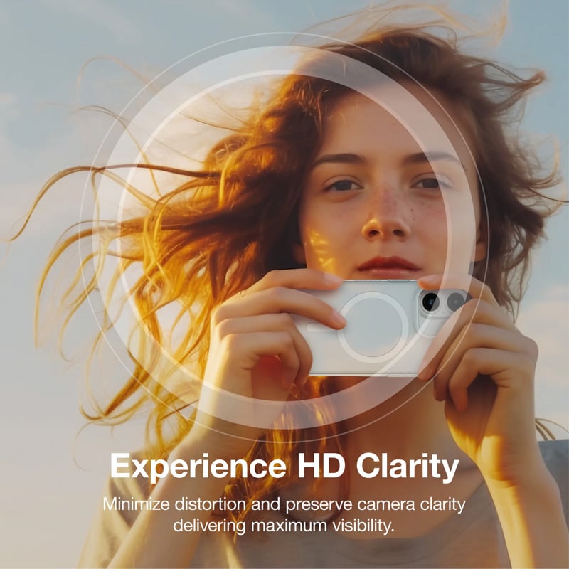 AMAZINGthing Camera Lens 3D Len Glass ฟิล์มกันเลนส์สำหรับ iPhone 17 - CLEAR