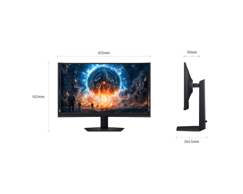 จอมอนิเตอร์ Samsung Odyssey G6 LS27FG602EEXXT Gaming Monitor (IPS 2K 350Hz)