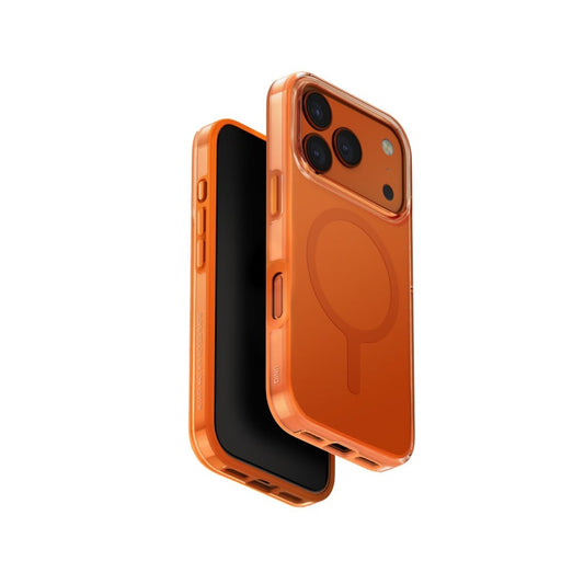 เคสไอโฟน Uniq Hybrid Case For iPhone 17 Pro Magclick Clario - Volt Orange