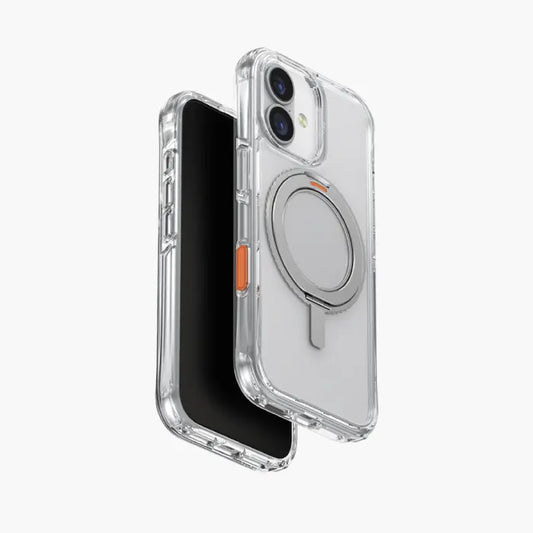 เคสไอโฟน Uniq Hybrid Case For iPhone 17 Magclick Swivix With Kickstand - Clear