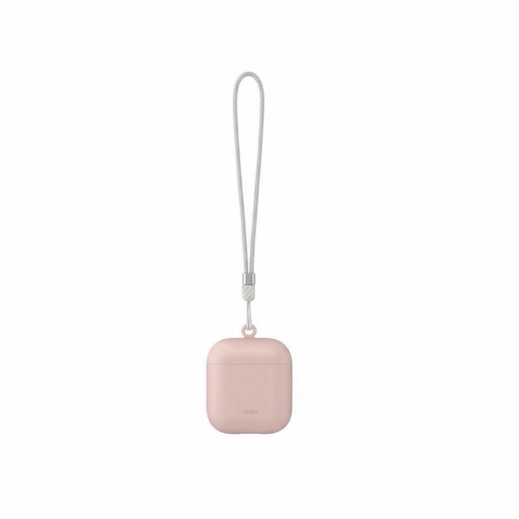 เคสแอร์พอร์ต Uniq Lino Hybrid Liquid Silicon Airpods Pro 3rd Gen Case Blush Pink