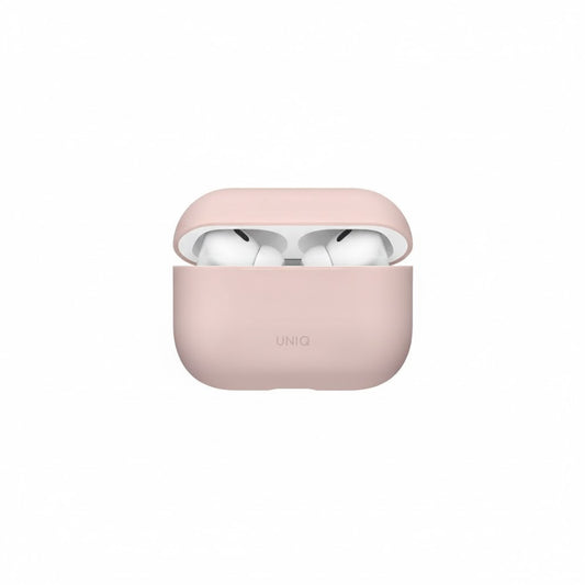 เคสแอร์พอร์ต Uniq Lino Hybrid Liquid Silicon Airpods Pro 3rd Gen Case Blush Pink