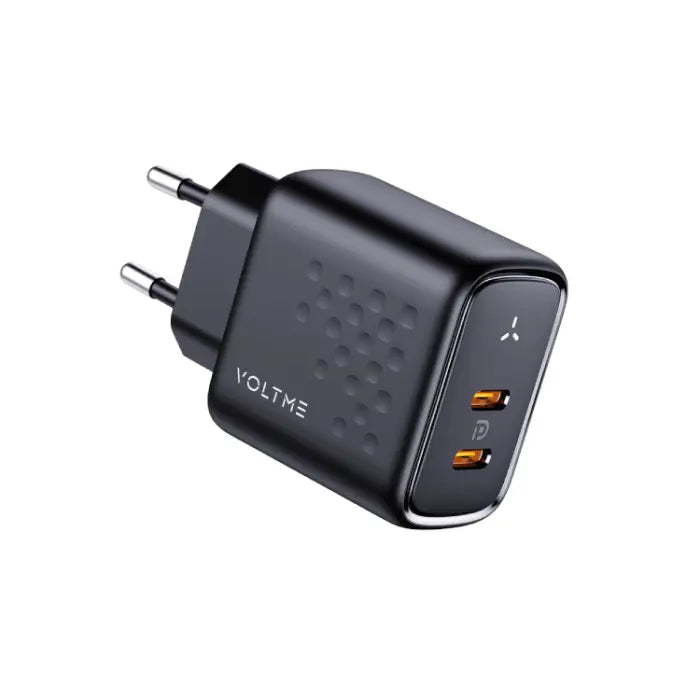 อะแดปเตอร์ Voltme Revo 35W 2xUSB-C Port Black